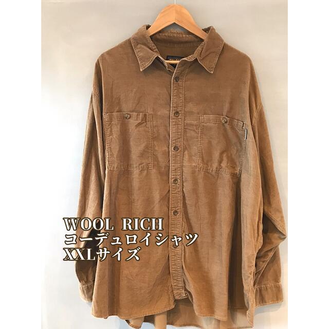 WOOLRICH コーデュロイシャツ ブラウン サイズXXL