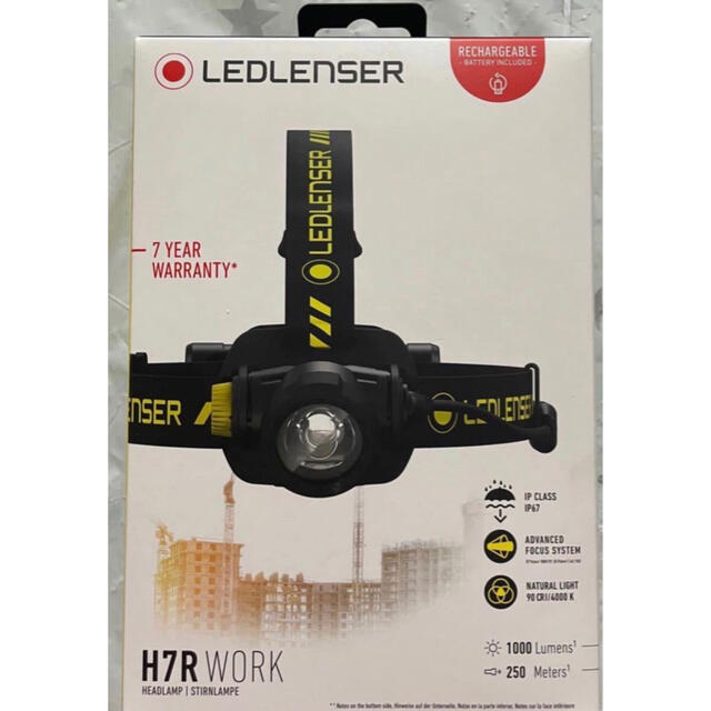 LEDLENSER(レッドレンザー)のLEDLENSER H7R WORK 502195 値下げ不可 スポーツ/アウトドアのアウトドア(ライト/ランタン)の商品写真