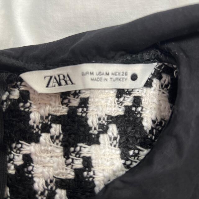 ZARA(ザラ)のZARA 千鳥柄シャツ レディースのトップス(シャツ/ブラウス(長袖/七分))の商品写真