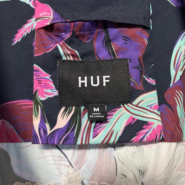 HUF(ハフ)のHUF 麻柄　アロハシャツ Mサイズ メンズのトップス(シャツ)の商品写真