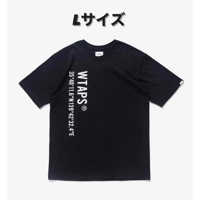 22SS WTAPS GPS S/S TEE 黒 L サイズ　22AW