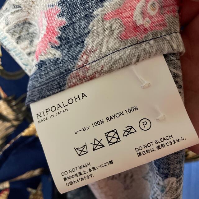 NIPO ALOHA アロハシャツ　軍鶏 メンズのトップス(シャツ)の商品写真