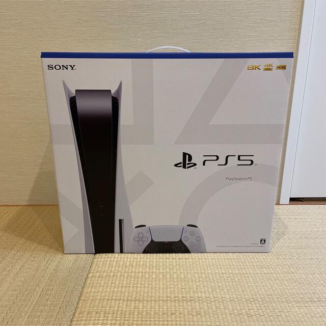 PlayStation(プレイステーション)のPlayStation5 CFI-1200A01ディスクドライブ 搭載版 PS5 エンタメ/ホビーのゲームソフト/ゲーム機本体(家庭用ゲーム機本体)の商品写真