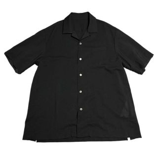 sacai - 美品 SACAI 21ss スーチング半袖シャツ ブラック size:3の通販