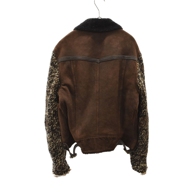 DOLCE & GABBANA ドルチェアンドガッバーナ レザー ムートン 内ボア