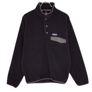 パタゴニア(patagonia)のパタゴニア ライトウェイト シンチラ スナップT プルオーバー S ブラック(スウェット)