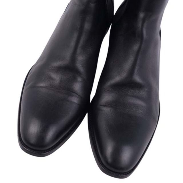 サンローラン パリ ブーツ サイドゴアブーツ カーフレザー メンズ 44 黒約26cm
