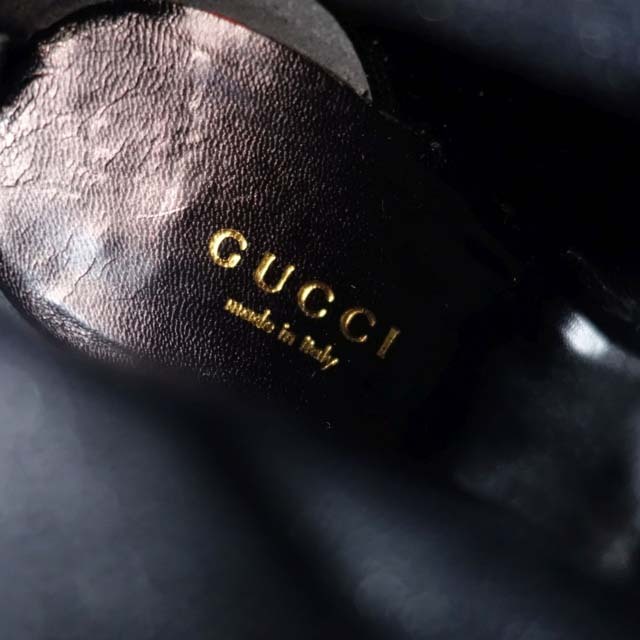 Gucci - グッチ ブーツ ショートブーツ フリンジ スウェードレザー 36 