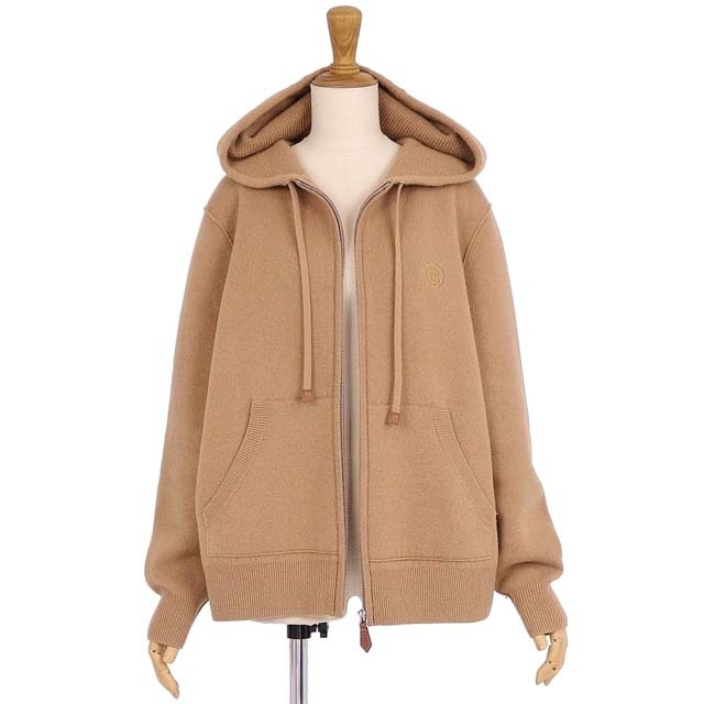BURBERRY - バーバリー パーカー カシミヤ ニット ジップアップ BURBERRY - バーバリー パーカー カシミヤ ニット ジップアップ