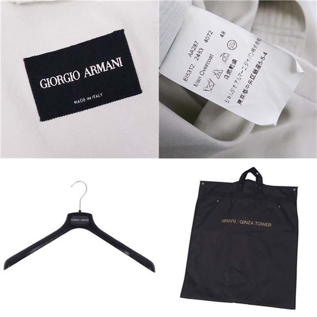 GIORGIO ARMANI - ジョルジオアルマーニ トレンチコート メンズ GIORGIO ARMANI - ジョルジオアルマーニ トレンチコート メンズ