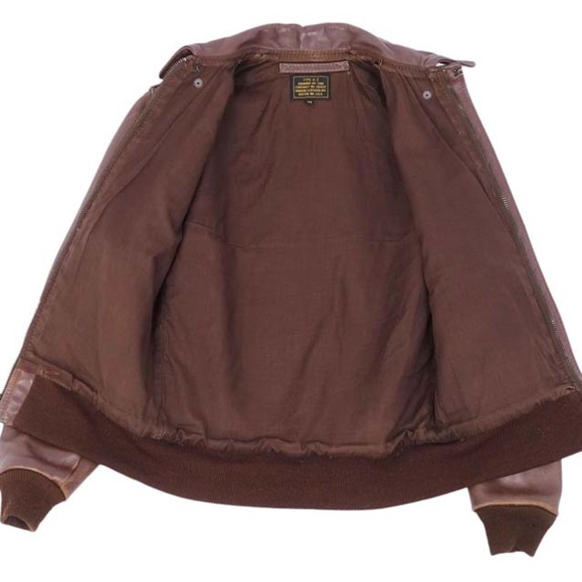 VANSON - バンソン A-2 フライトジャケット レザー メンズ VANSON - バンソン A-2 フライトジャケット レザー メンズ