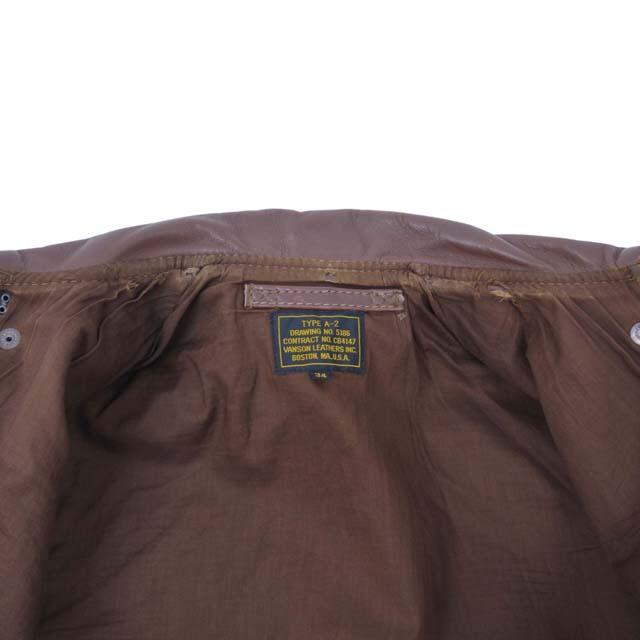 VANSON - バンソン A-2 フライトジャケット レザー メンズ VANSON - バンソン A-2 フライトジャケット レザー メンズ