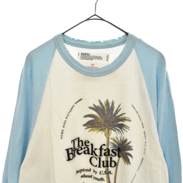 DAIRIKU ダイリク 21AW PALMS RAGLAN TEE USED加工 ラグランスリーブ