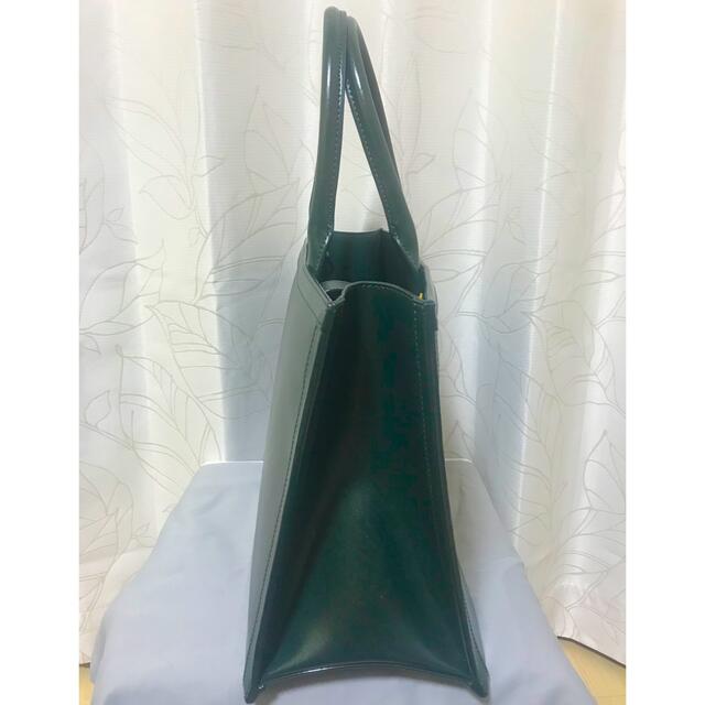 Charles and Keith(チャールズアンドキース)のラージダブルハンドル トートバッグ(Dark Green) レディースのバッグ(トートバッグ)の商品写真