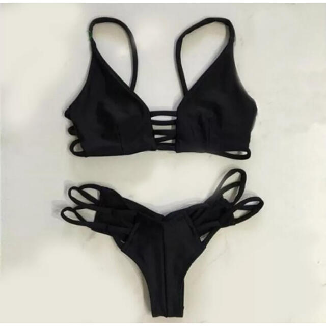 セクシーブラジリアンビキニ  水着 黒 ブラック レディースの水着/浴衣(水着)の商品写真