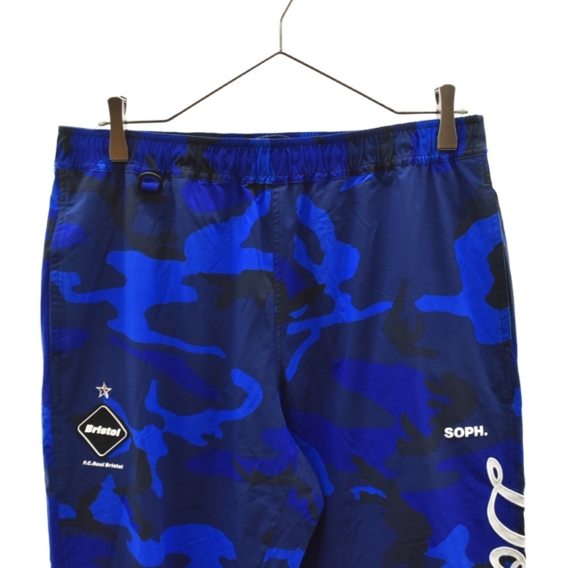 F.C.R.B.(エフシーアールビー)のF.C.R.B./F.C.Real Bristol/FCRB エフシーアールビー/エフシーレアルブリストル 21AW MLB TOUR MULTI PATTERN TRAINING PANTS サイドロゴ刺繍ナイロンイージートラックパンツ FCRB-212006 ブルー メンズのパンツ(その他)の商品写真