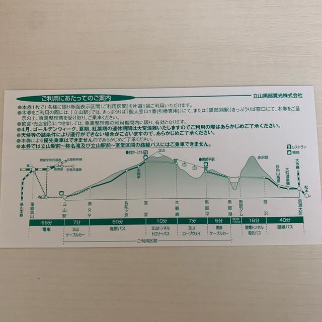 立山黒部アルペンルート 株主優待券 モール www.gold-and-wood.com