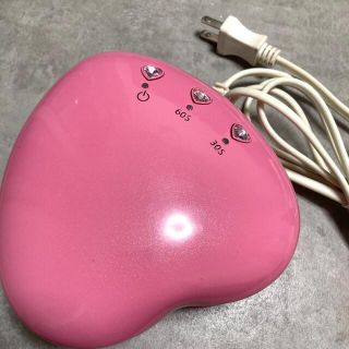 即日発送【LEDジェルライト】ハート　ピンク(ネイル用品)