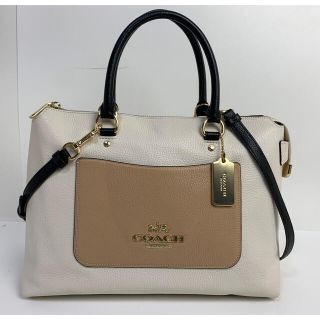 コーチ(COACH)の新品同様★コーチ COACH レザー 2way ショルダーバッグ ハンドバッグ(ショルダーバッグ)