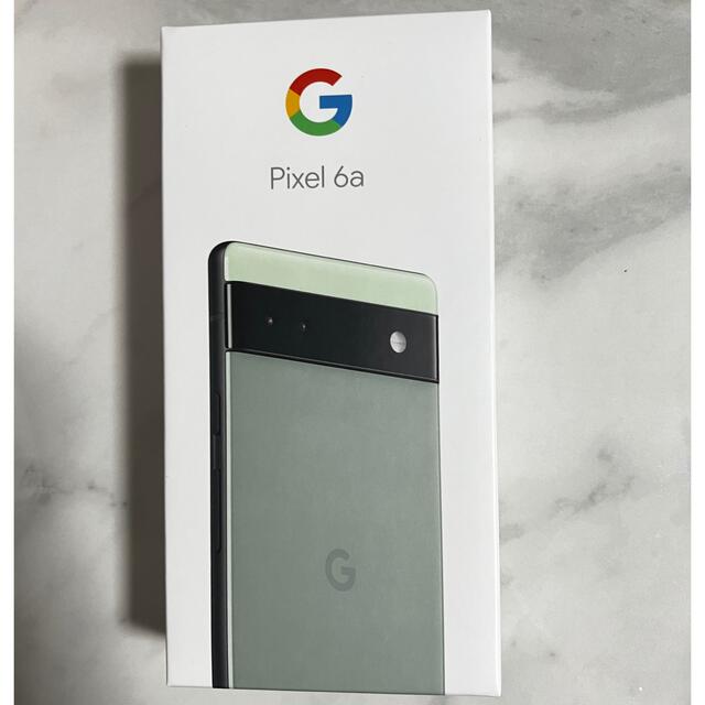 新品未使用品 Google pixel6a セージ クリアランス人気 スマホ/家電/カメラ