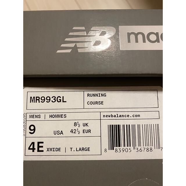 ニューバランス　newbalance M993 gl 990 2002