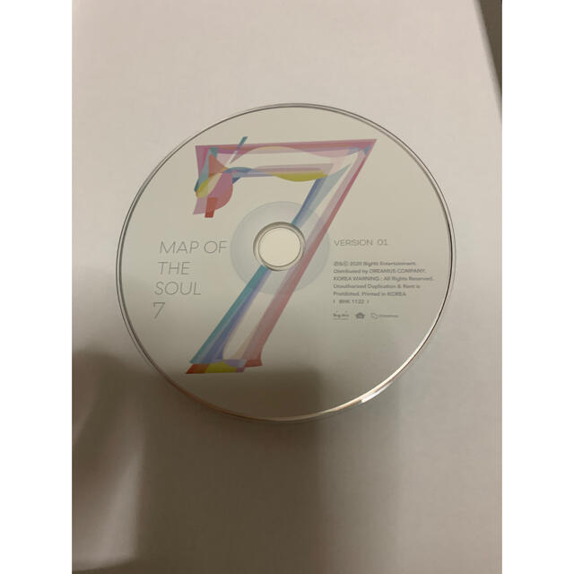 防弾少年団(BTS)(ボウダンショウネンダン)のBTSアルバム　MAP OF THE SOUL 7  version1 エンタメ/ホビーのCD(K-POP/アジア)の商品写真