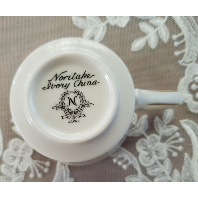 iittala - 専用オールドノリタケ Ivory Chinaデミタスカップ&ソーサー ...