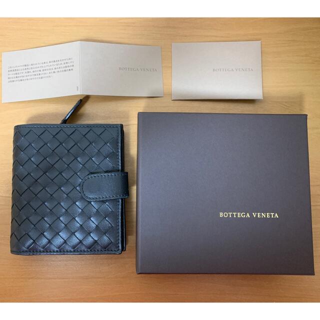 Bottega Veneta(ボッテガヴェネタ)の【みっこストア様専用】BOTTEGA VENETA  2つ折り財布(ブラック) レディースのファッション小物(財布)の商品写真