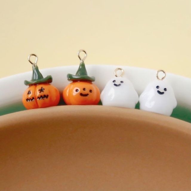 ❤️人気商品❤️ピアス ジャックオランタン シルバー ハロウィン カボチャ 仮装