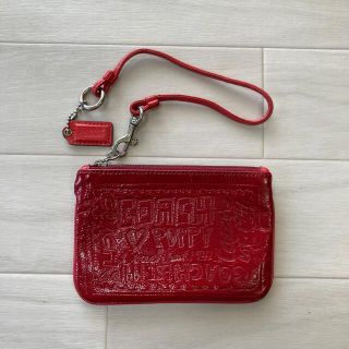 コーチ(COACH)のCOACH ポピー リストレットポーチ(ポーチ)