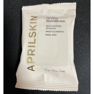 APRILSKIN 低刺激洗顔 オールキルリップ&アイリムーバーパッド