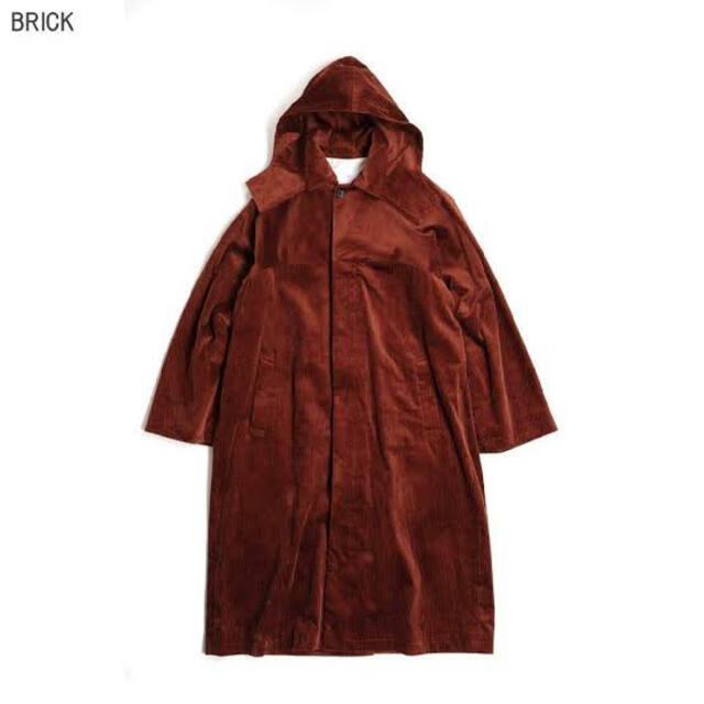 ATHA CORDUROY HOODED BALCOLLAR COAT