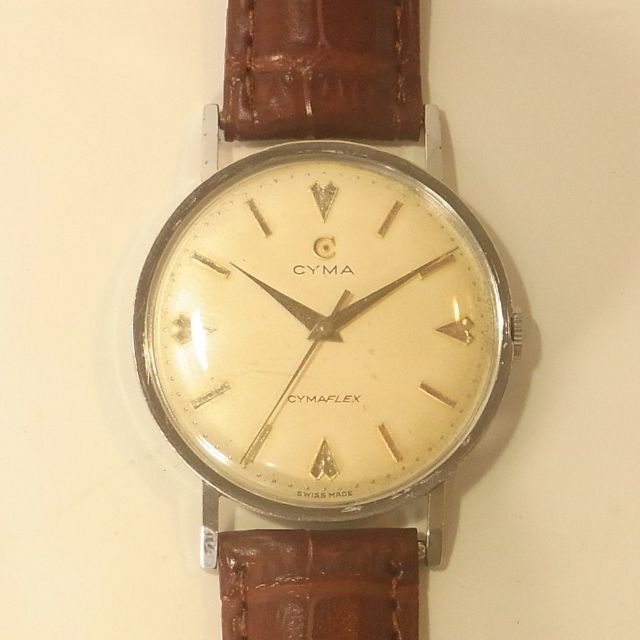 SALE!     CYMA FLEX　手巻1960年代　swiss made