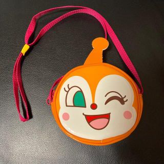 アンパンマン(アンパンマン)の美品◎ ドキンちゃん ミニ ショルダー ポーチ 財布 コインケース 小銭入れ(キャラクターグッズ)