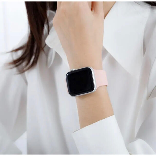アップルウォッチ Apple Watch シリコン バンド ピンク ベルト M アップルウォッチ バンド ピンク S ベルト 全機種対応 シリコン ラバー
