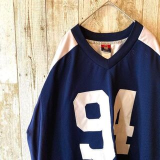 リーボック(Reebok)のオーバーサイズ　リーボック　NFL　カウボーイズ　ゲームシャツ　ユニフォーム(Tシャツ/カットソー(半袖/袖なし))