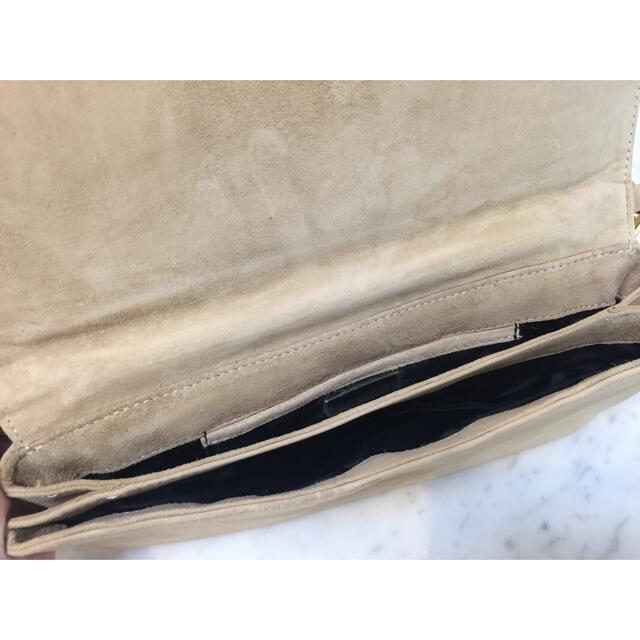 美品♡ハロッズ♡スワロフスキー♡スエード素材♡バッグ
