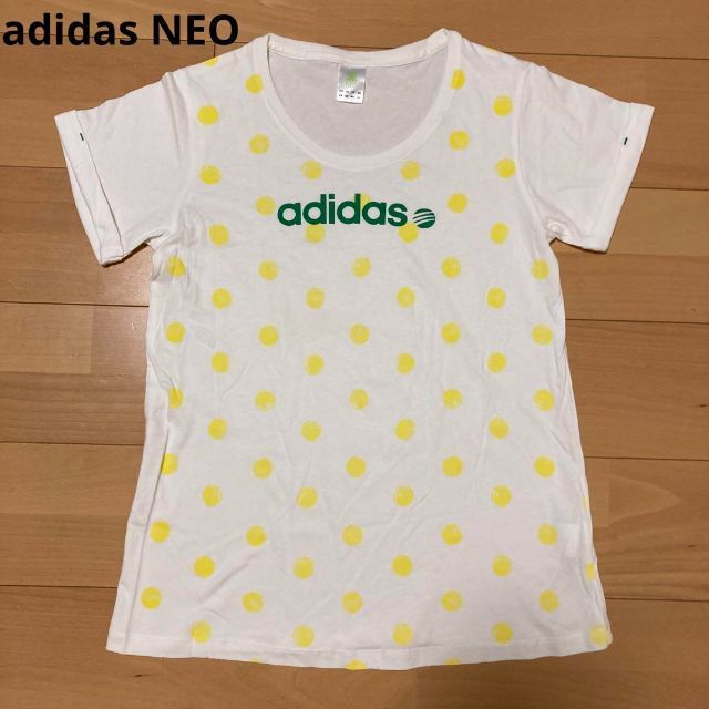 adidas(アディダス)のadidas NEO 半袖 Tシャツ イエロー ドット レディースのトップス(Tシャツ(半袖/袖なし))の商品写真