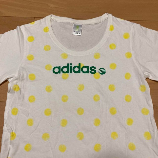 adidas(アディダス)のadidas NEO 半袖 Tシャツ イエロー ドット レディースのトップス(Tシャツ(半袖/袖なし))の商品写真