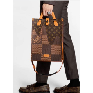 ヴィトン(LOUIS VUITTON) ダミエ トートバッグ(メンズ)(ブラック/黒色 ...