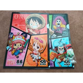 ONEPIECE くら寿司 クリアファイル(クリアファイル)