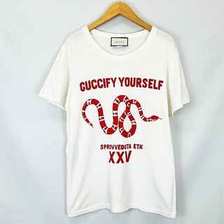 グッチ(Gucci)のGUCCI Guccify Yourself スネークプリント Tシャツ S(Tシャツ/カットソー(半袖/袖なし))