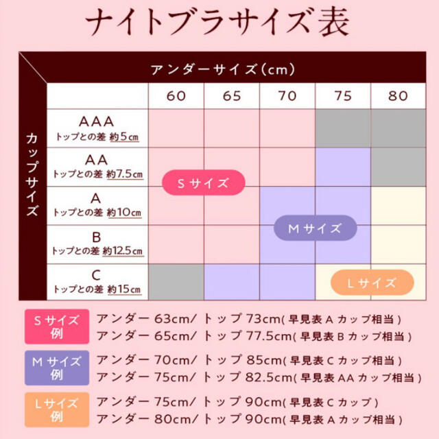 LUNAルーナ　ナチュラルアップナイトブラ　Ｍサイズ　ブラック レディースのルームウェア/パジャマ(ルームウェア)の商品写真