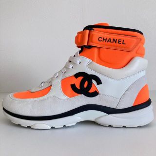 シャネル(CHANEL)の美品 CHANEL ハイカット スニーカー 40 ルイヴィトン シュプリーム(スニーカー)