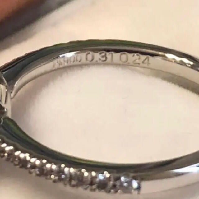 DE BEERS(デビアス)のダイヤモンドリング プラチナ フォーエバーマーク レディースのアクセサリー(リング(指輪))の商品写真