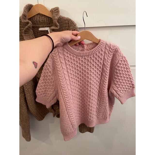 miumiu(ミュウミュウ)の最終価格💖🫥💖9/24☮️miumiu back button knit. レディースのトップス(ニット/セーター)の商品写真