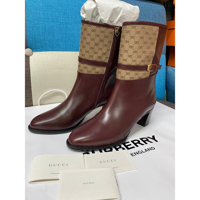 即出荷】 GUCCI グッチレザーブーツ - fonotecanacional.gob.mx