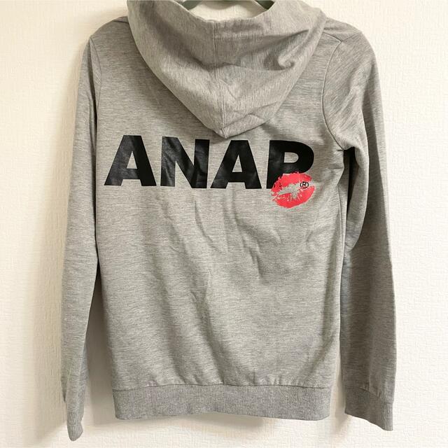 ANAP(アナップ)のANAP パーカー　グレー　Mサイズ　レディース レディースのトップス(パーカー)の商品写真