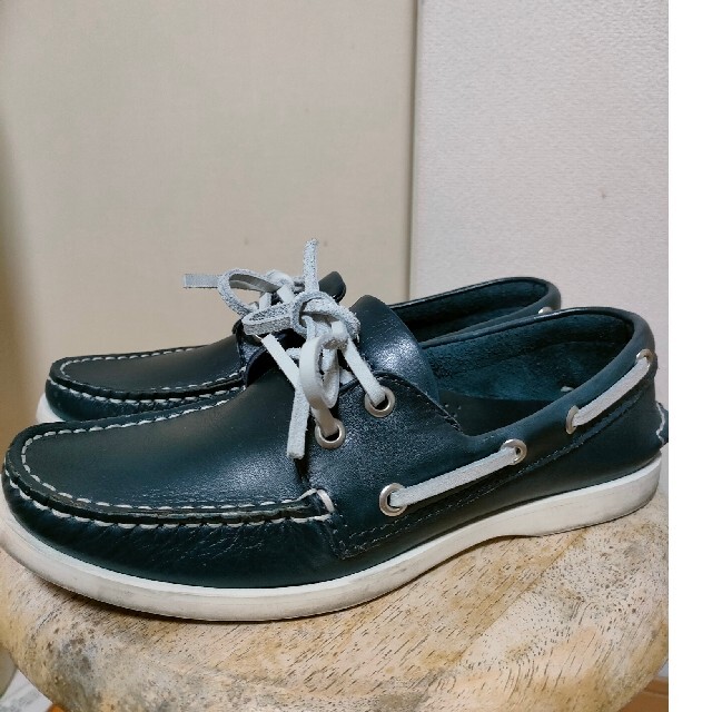 SANYO YAMACHO(サンヨウヤマチョウ)の山陽山長　デッキシューズ　美品 レディースの靴/シューズ(ローファー/革靴)の商品写真