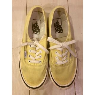 ヴァンズ(VANS)のVANS（バンズ） オーセンティック レモンイエロー 24cm(スニーカー)